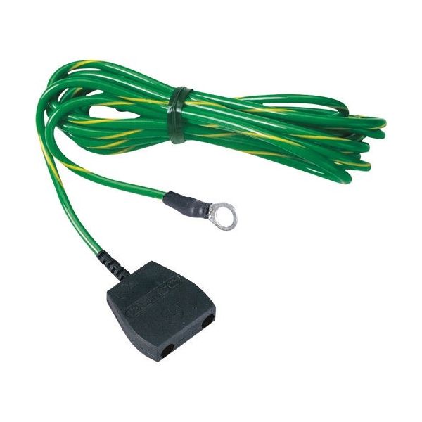 DESCO JAPAN コード 共用接地 10mm端子 抵抗なし 4.57m 09825 1個 111-7557（直送品）