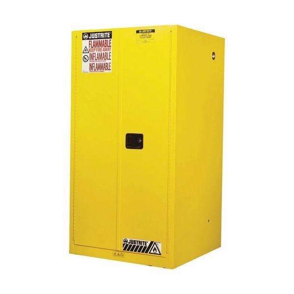 ジャストライト マニュファクチュアリング カンパニー セーフティキャビネット マニュアルタイプ 60ガロン 黄 J896000 1個（直送品）