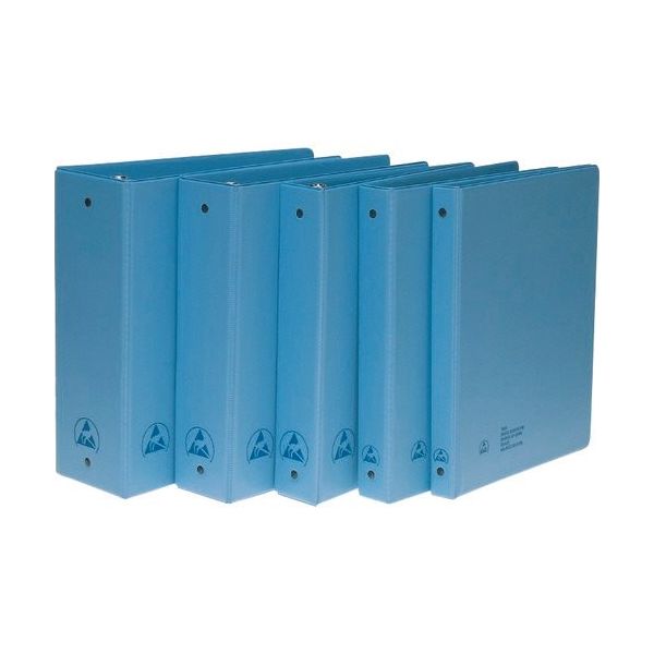 DESCO JAPAN ESDバインダー レターサイズ 3リング 07410 1個 111-7517（直送品）