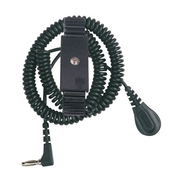 DESCO JAPAN プレミアム金属製伸縮型リストストラップ 長さ調節機能付き 91070 1個 111-2790（直送品）