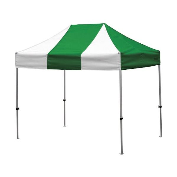 さくらコーポレーション さくら かんたんてんと 1.8m×2.7mスチール&アルミ複合フレーム 緑白 KA/1.5W-GW 1台（直送品）