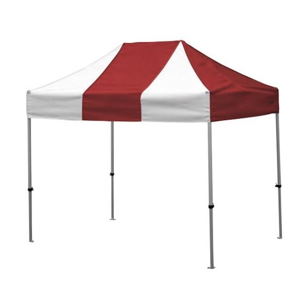 さくらコーポレーション さくら かんたんてんと 1.8m×2.7mスチール&アルミ複合フレーム 赤白 KA/1.5W-RW 1台（直送品）