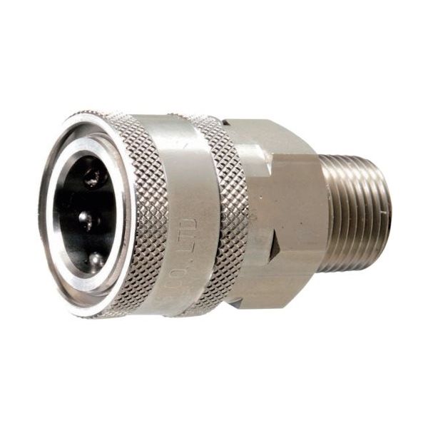 スーパー工業 ワンタッチカプラー SUS メス×オスネジ 3/8 04000067D 1個 134-3104（直送品）