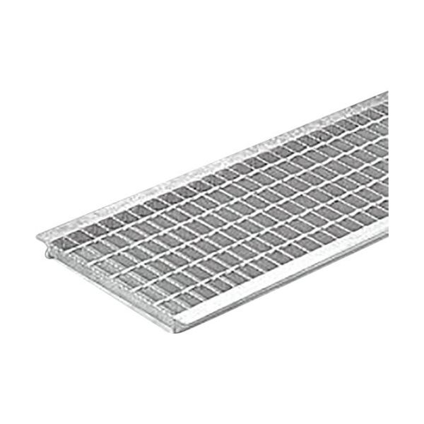 カネソウ スチール製グレーチング 滑り止め模様付 歩道U字溝用 HXUM-22419 1枚 337-5803（直送品）