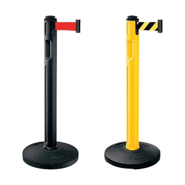 SUGATSUNE (290048893)80ー5000ーBK―FY屋外用ベルトパーテーション 80-5000-BK-FY 1個（直送品）