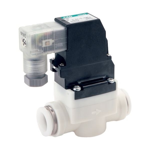 CKD 圧縮空気用パイロット式2ポート電磁弁 EXA-C12-02H-1 1個 453-4722（直送品）