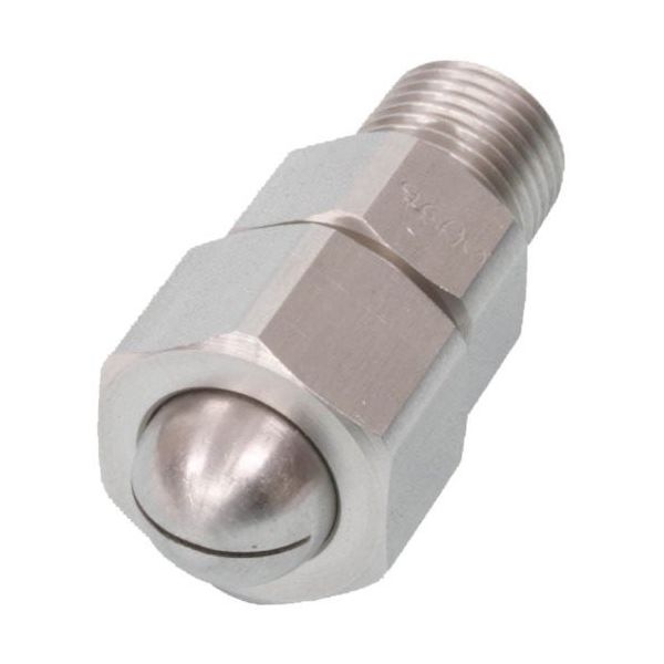 いけうち 空気蒸気用扇形ノズル VZシリーズ ステンレス鋼303製 ネジ1/4オス 90° 1/4M-VZ-400-S303 1個（直送品）