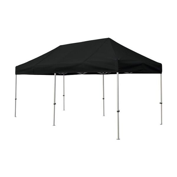 さくらコーポレーション さくら かんたんてんと 2.4m×4.8mスチール&アルミ複合フレーム 黒 KA/5W-BK 1台 338-1368（直送品）