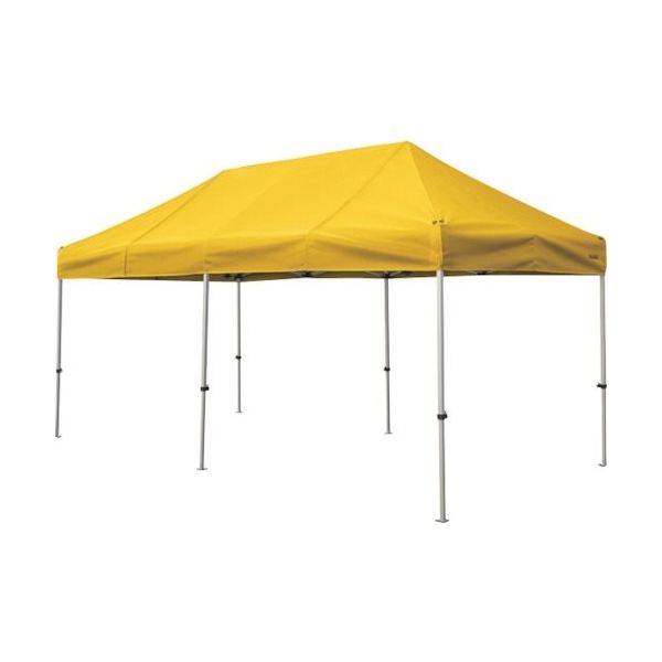 さくらコーポレーション さくら かんたんてんと 2.4m×4.8mスチール&アルミ複合フレーム 黄 KA/5W-Y 1台 338-2437（直送品）