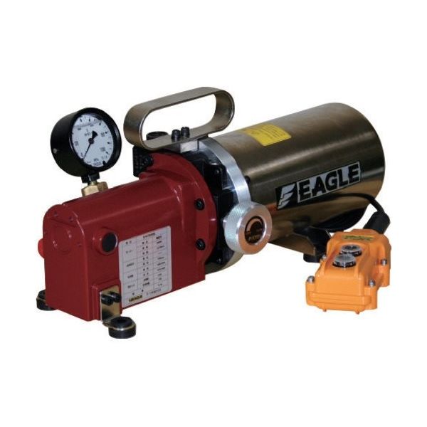 今野製作所 イーグル リリーフバルブタイプ単動型電動油圧ポンプ 有効油量1.6L KHB-6020S 1台 257-2142（直送品）