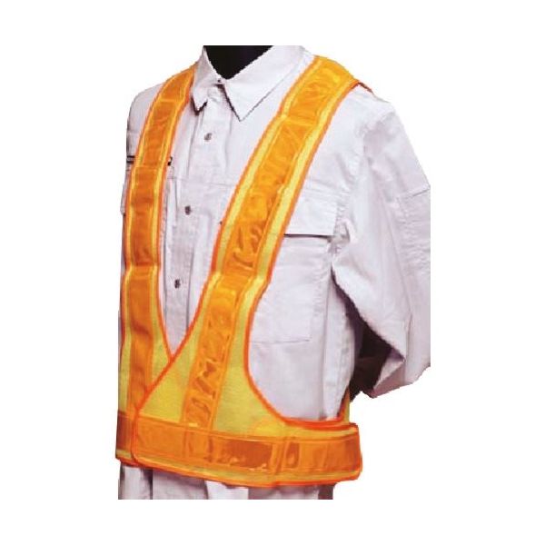 つくし工房 つくし 安全チョッキ 黄 高輝度反射 イエローメッシュ TY-11A 1着 185-0983（直送品）