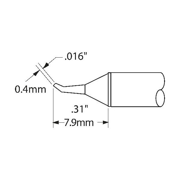 オーケー・インターナショナル メトカル Metcal CVシリーズ チップカートリッジ CVC-7CN0004R 1本 232-0915（直送品）