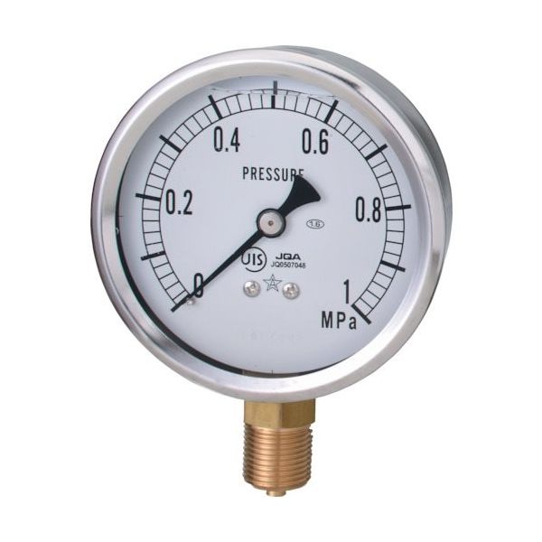 右下精器製造 右下 グリセリン入圧力計 GLT-31-0.6MPA 1個 838-3533（直送品）