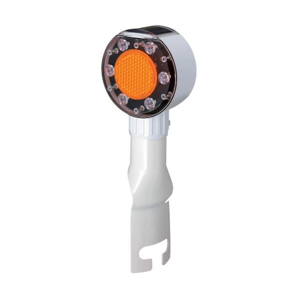 積水樹脂 積水 自発光視線誘導標 フラッシュデリ ガードレール添加式(差込式) 反射体 蛍光橙 FDーRYー2R114 1式（直送品）