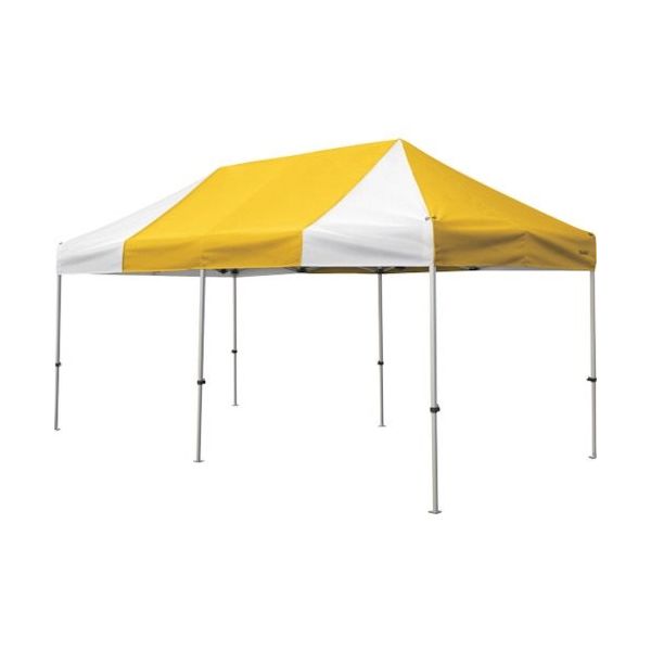 さくらコーポレーション さくら かんたんてんと 2.4m×4.8mオールアルミフレーム 黄白 KA/5WA-YW 1台 338-1917（直送品）