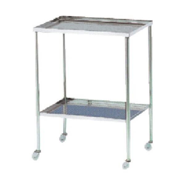 東京硝子器械 TGK ステンレスパンチングワゴン SPWー2 241-57-03-03 1台 190-3926（直送品）