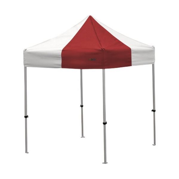 さくらコーポレーション さくら かんたんてんと 1.8m×1.8mオールアルミフレーム 赤白 KA/1WA-RW 1台 338-1873（直送品）