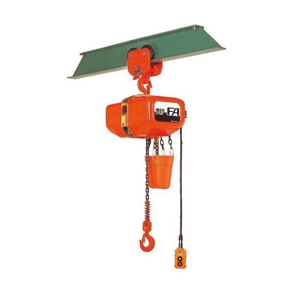 象印チエンブロック 象印 電気チェーンブロック 1t 揚程4m FAP01040 1台 222-5899（直送品）