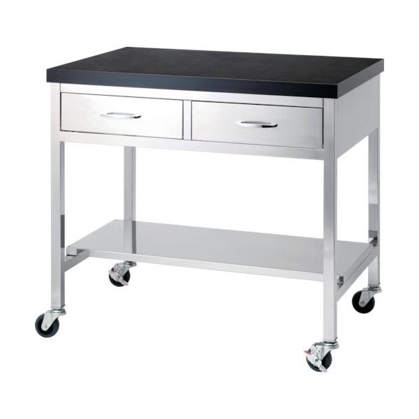 テラオカ アネックス メラミン天板作業台 YMWー150(両面引出付) 10-1703-60 1台 857-0538（直送品）