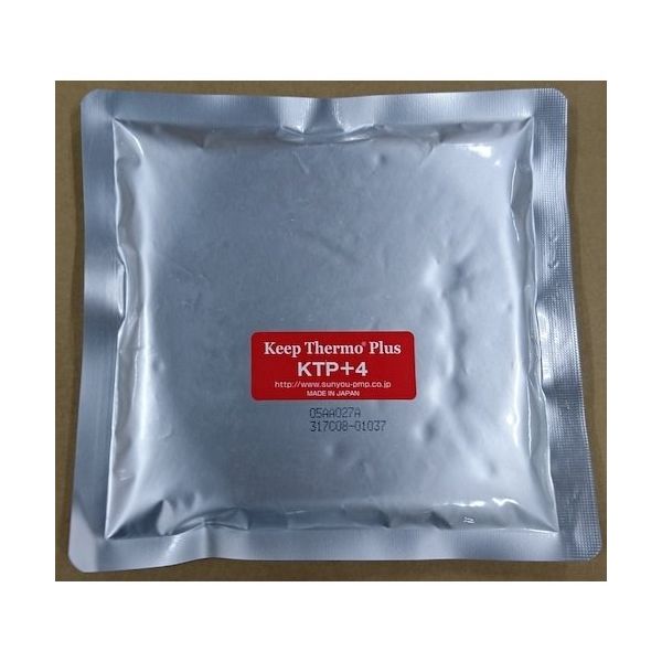 サンユー印刷 キープサーモプラス(潜熱蓄熱材) KTP+4―290 4°C用 290G 1個入 KTP+4-290-1 1個（直送品）