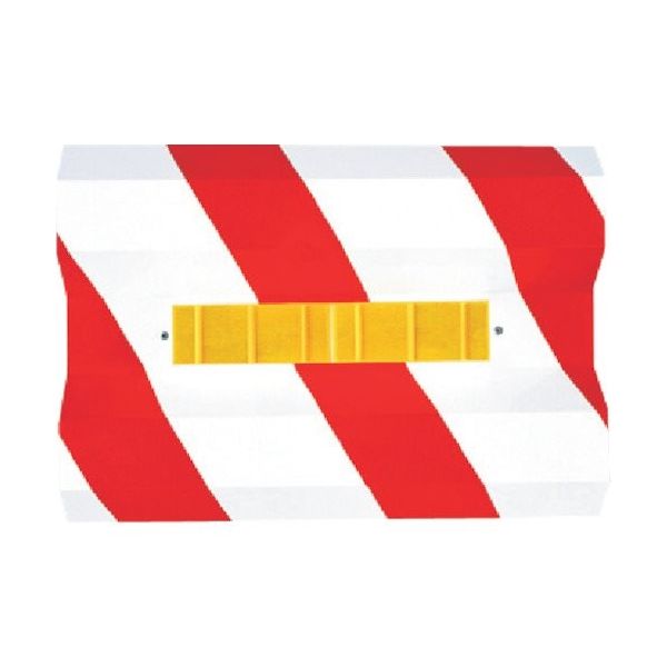 積水樹脂 積水 線形誘導標 ガードフレックス 封入レンズ型反射シートタイプ A種用 白地 GWー1A 1個 355-6189（直送品）