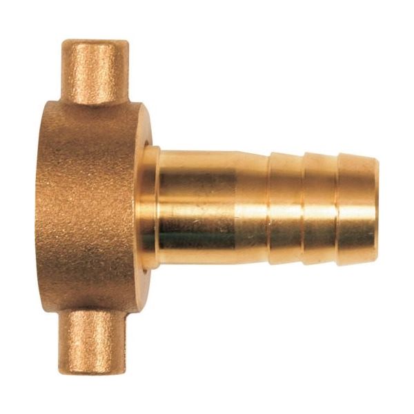 スーパー工業 ホースジョイント(ツバ付ナット付) A:3/4 B:φ15 049990851 1個 121-6318（直送品）