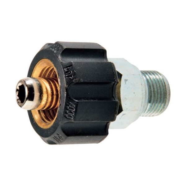 スーパー工業 クイックカプラー メス×オスネジ 1/4 04000016 1個 136-6776（直送品）