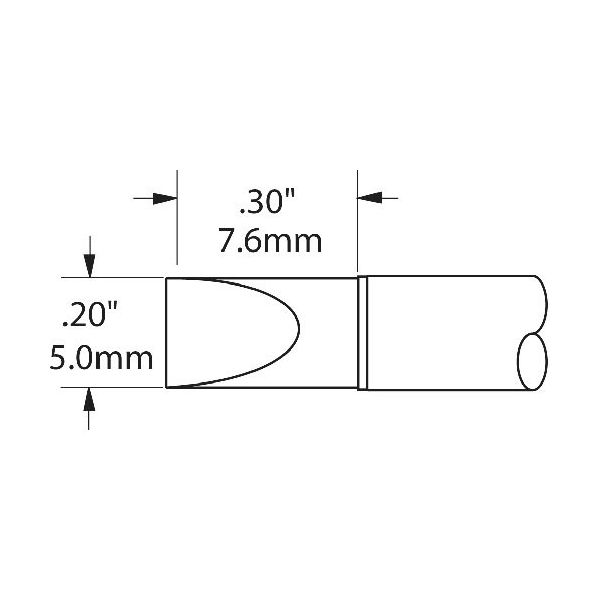 オーケー・インターナショナル メトカル Metcal CVシリーズ チップカートリッジ CVC-6CH0050S 1本 162-5758（直送品）