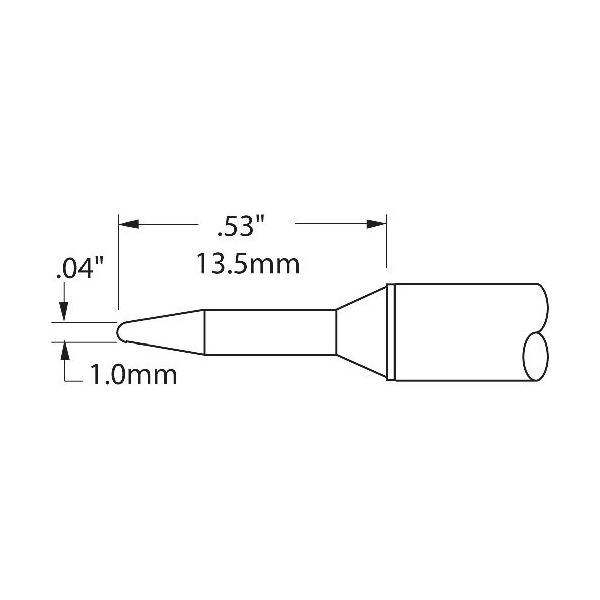オーケー・インターナショナル メトカル Metcal CVシリーズ チップカートリッジ CVC-7CN0010A 1本 162-5760（直送品）