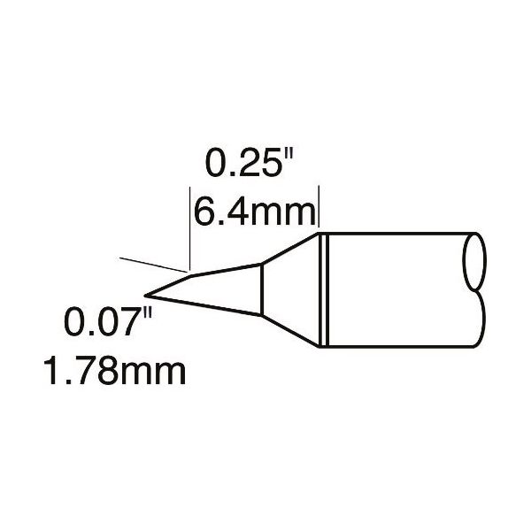 オーケー・インターナショナル メトカル Metcal CVシリーズ チップカートリッジ CVC-7BV6018P 1本 162-5775（直送品）