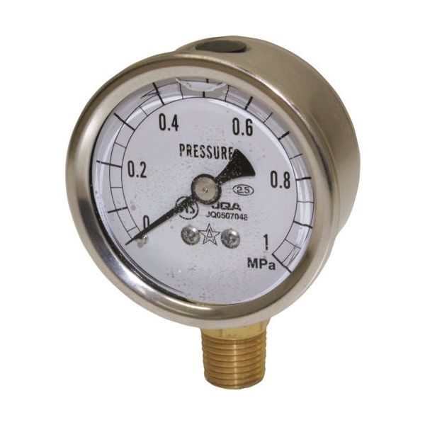 右下精器製造 右下 グリセリン入圧力計 GLT-117-0.25MPA 1個 177-2131（直送品）