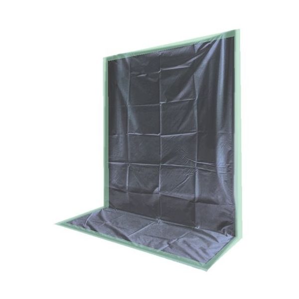 くればぁ クレバァ 防水シート1 黒色 MIZ1-BK 1m 428-3459（直送品）