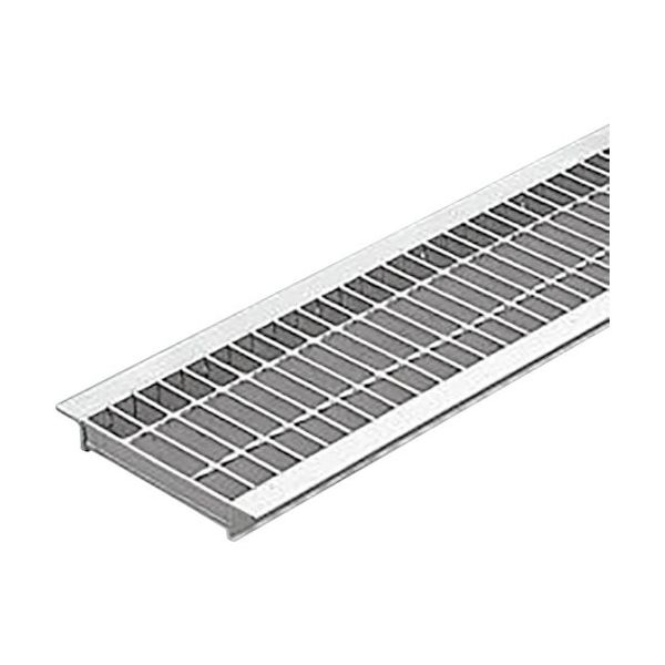 カネソウ スチール製グレーチング プレーンタイプ 歩道U字溝用 HSHU-1819 1枚 337-7365（直送品）