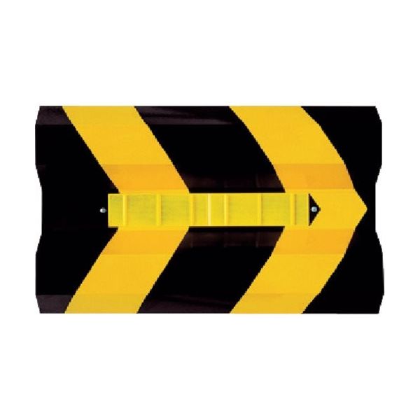 積水樹脂 積水 線形誘導標 ガードフレックス 封入レンズ型反射シートタイプ A種用 黒地 GBー2A 1個 355-6202（直送品）