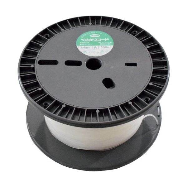 たくみ くさかりコード 丸型 2.4×500m 9513 1個 252-8328（直送品）