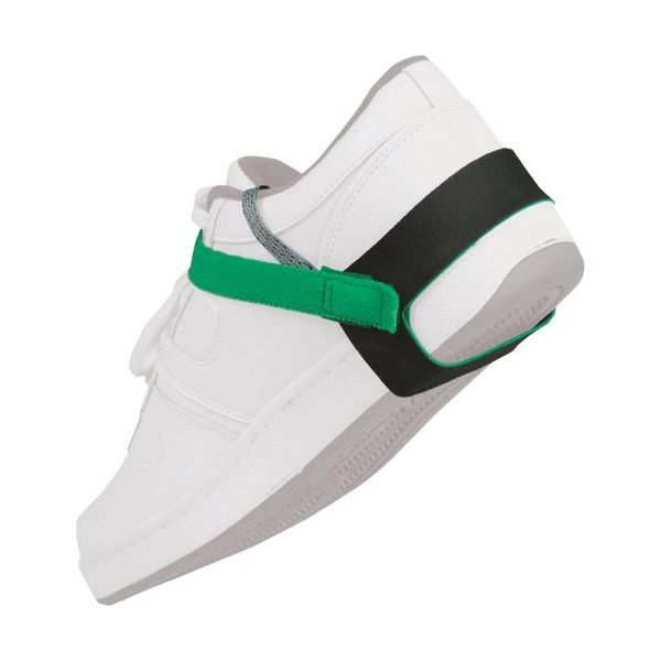 DESCO JAPAN 静電気対策フットグラウンダー(片足分)、かかと、緑、2MEG抵抗 17260 1個 111-9051（直送品）