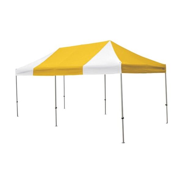 さくらコーポレーション さくら かんたんてんと 3.0m×6.0mオールアルミフレーム 黄白 KA/8WA-YW 1台 338-1868（直送品）