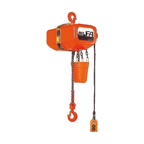 象印チエンブロック 象印 電気チェーンブロック 0.5t 揚程8m (FAー0.5 8m) FA00580 1台 221-6383（直送品）
