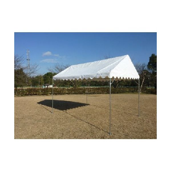 越智工業所 KOK 強力スーパーアルミキングテント W3.55XD2.67XH2.80 天幕色 白 KSA-15X2-W 1台（直送品）