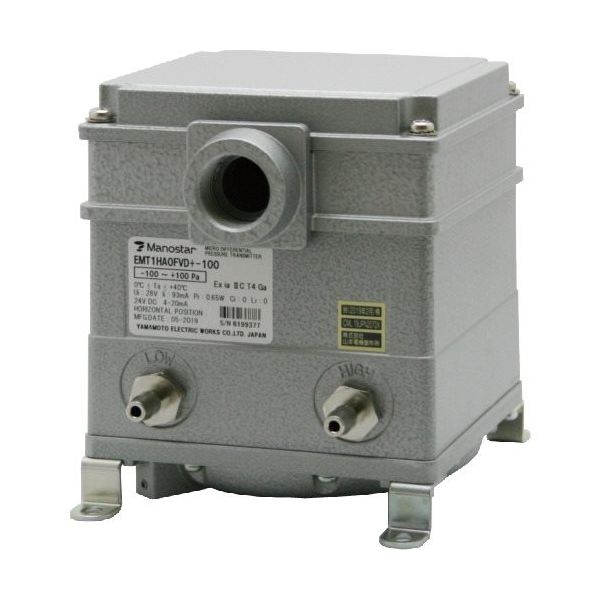 山本電機製作所 マノスター 伝送器 EMT1H 100kPa MT&セイフティバリヤ MTL7787+ EMT1HA0FME100 1台（直送品）