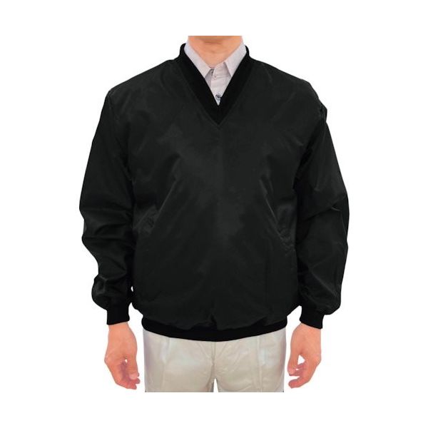 トーマセンイ TEAGLES 14695 Vネック中綿キルトヤッケ ブラック4L BK 4L 1枚 454-1641（直送品）