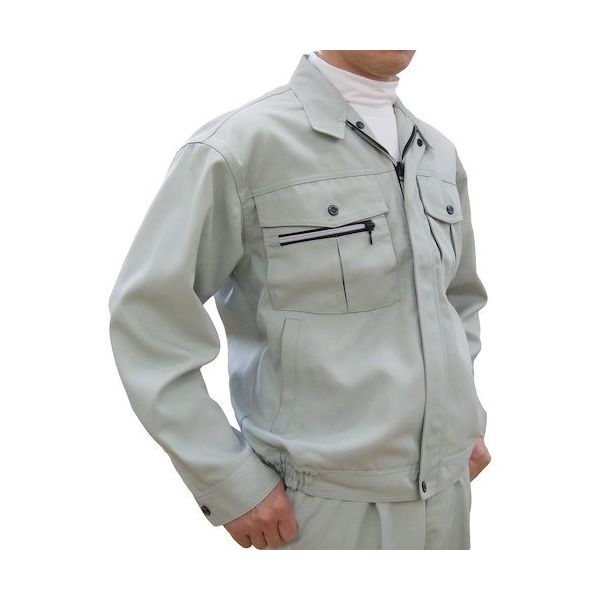 トーマセンイ TEAGLES ポリエステル100%ブルゾン ライトグリーン 4L 6900 LG 1枚 426-0735（直送品）