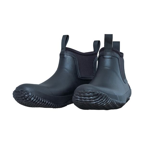 CRSー002 キャンピングレインショートブーツ ブラック S 23.5~24.0 CRS-002-BK-S-23.5-24.0 1足（直送品）