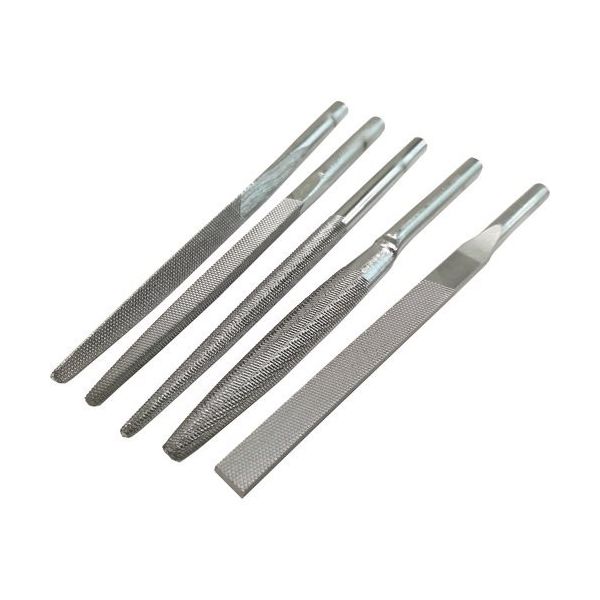 ツボサン ブライト900 スーパーソーヤスリ 5種セット 中目 ST105B2 1セット(5本) 425-0691（直送品）