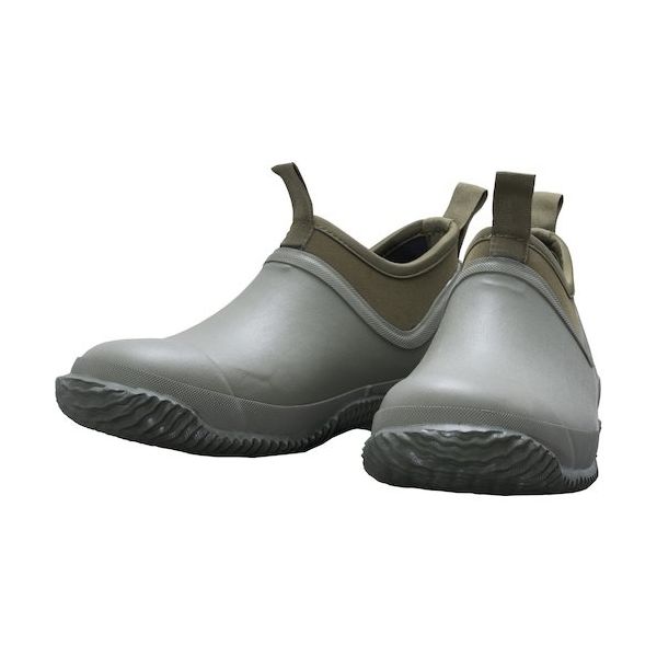 CRSー001 キャンピングレインシューズ カーキ LL 26.5~27.0 CRS-001-KH-LL-26.5-27.0 1足（直送品）