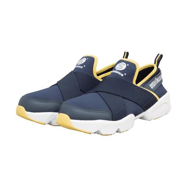 サンダンス SDXー21 クロスバンドセーフティ ネイビー&イエロー 27.0 SDX-21-NVYE-27.0 1足 470-0548（直送品）