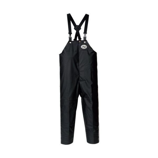 阪神素地 ハンシン RAー53 サロペット ブラック LL RA-53-BK-LL 1着 157-3374（直送品）