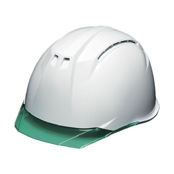 DIC 透明バイザーヘルメット AA11EVOーCW KP 白/グリーン AA11EVO-CW-HA6-KP-W/G 1個（直送品）