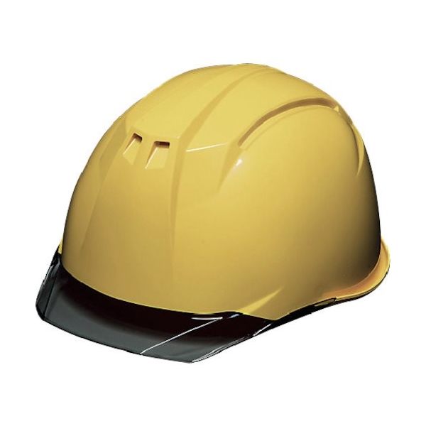 DICプラスチック DIC 透明バイザーヘルメット AP11EVOーC KP 黄色/スモーク AP11EVO-C-HA6-KP-Y/S 1個（直送品）