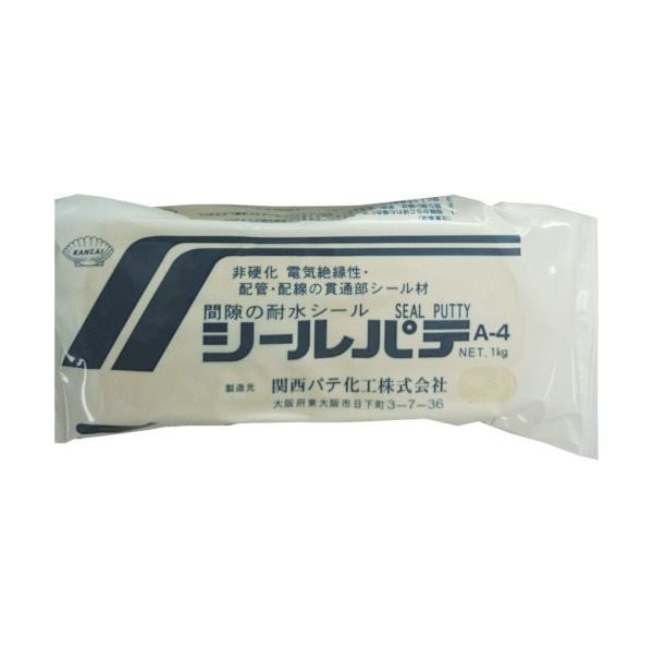 関西パテ化工 MATERAN シールパテ 1kg アイボリー NO450260 1セット(20